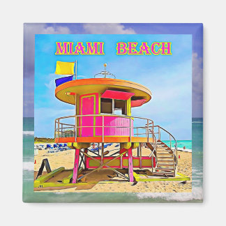 Íman Miami Beach Magnet 4B
