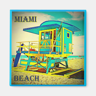 Íman Miami Beach Magnet 7A