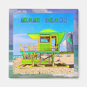 Íman Miami Beach Magnet 8B