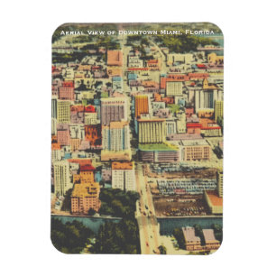 Íman Miami Centro da década de 1960, FL (Flagler Street