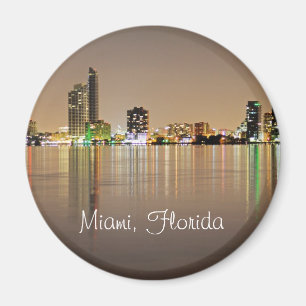 Íman Miami, Flórida, a Cidade Mágica à noite