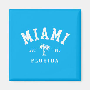 Íman Miami Flórida Retrospecto Masculino Feminino Souve