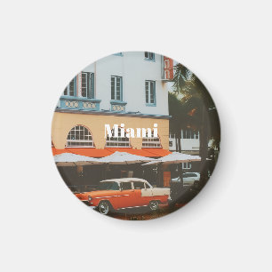 Íman Miami Ocean Drive Lembrança de Viagem