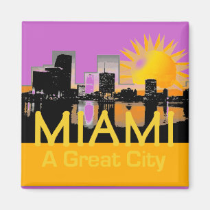 Íman MIAMI um grande ímã da cidade