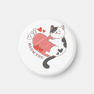 Íman Miau Você Gato Bonito Dia de São Valentim