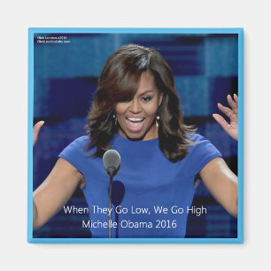Íman Michelle Obama "Nós Vamos Alto" Colecionável
