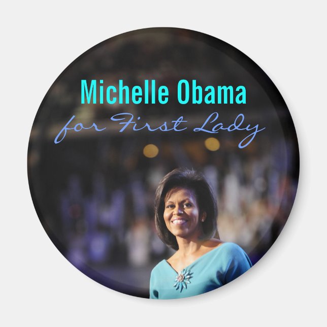 Íman Michelle Obama pelo Magnet (Frente)