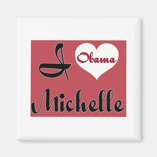 Íman michelle obama pnk - Personalizado (Frente)