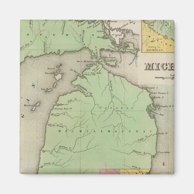 Íman Michigan 4 (Frente)