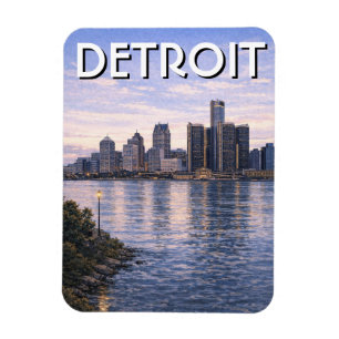Íman Michigan Detroit Horizonte Viagem