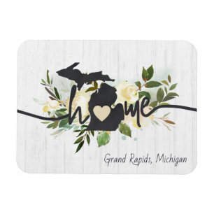 Íman Michigan Estado Personalizado Sua Cidade Natal Rús