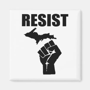Íman Michigan Fist RESIST