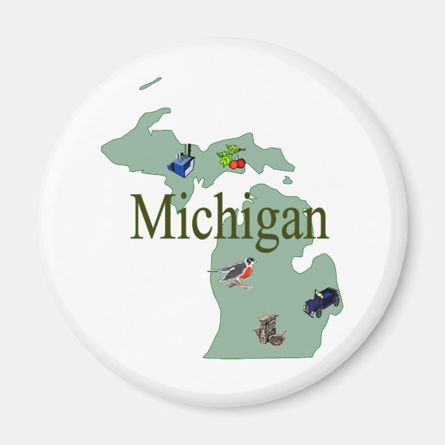 Íman Michigan Magnet (Frente)
