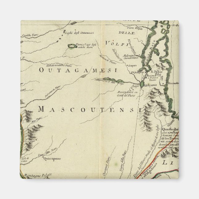 Íman Michigan, Wisconsin, Illinois (Frente)