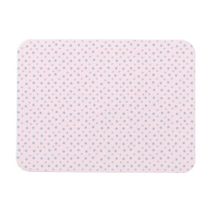Íman Micro pontos cor-de-rosa suave e azul