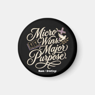 Íman Micro Vitórias Grande Propósito Inspirador Fé
