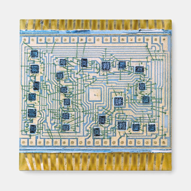 Íman Microchips e Circuitos (Frente)