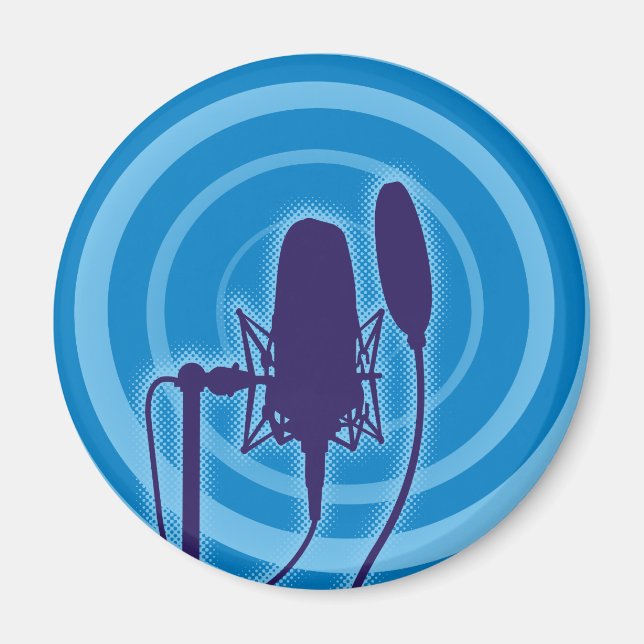 Íman Microfone Studio (Frente)