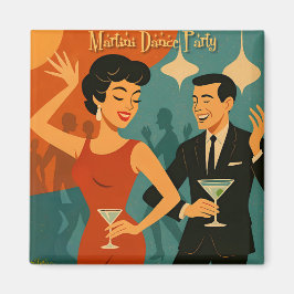 Íman Mid Century Martini Dance Party