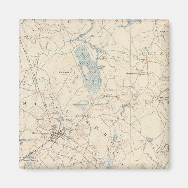 Íman Middleborough, Massachusetts (Frente)