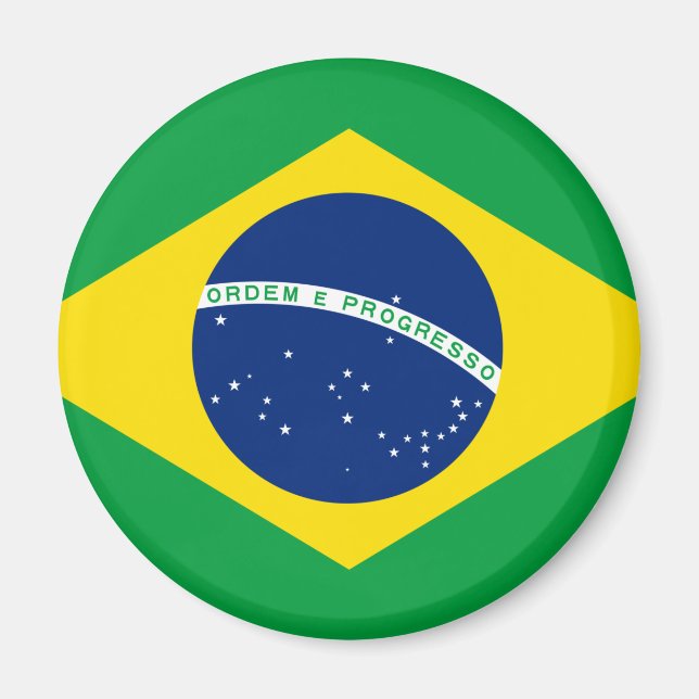 Íman Mídia de bandeira do Brasil (Frente)