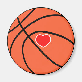Íman Mídia de basquete de amor