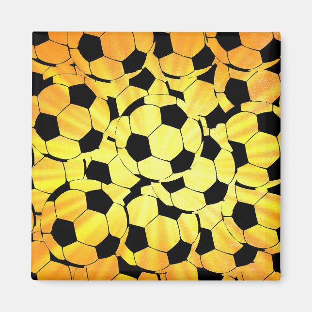 Íman Mídia de bola de futebol (Frente)