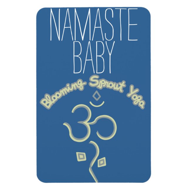 Íman Mídia de Carro do Namaste Baby (Vertical)
