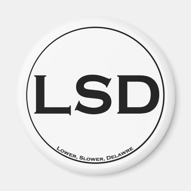 Íman Mídia de Delaware Mais Lenta (Frente)