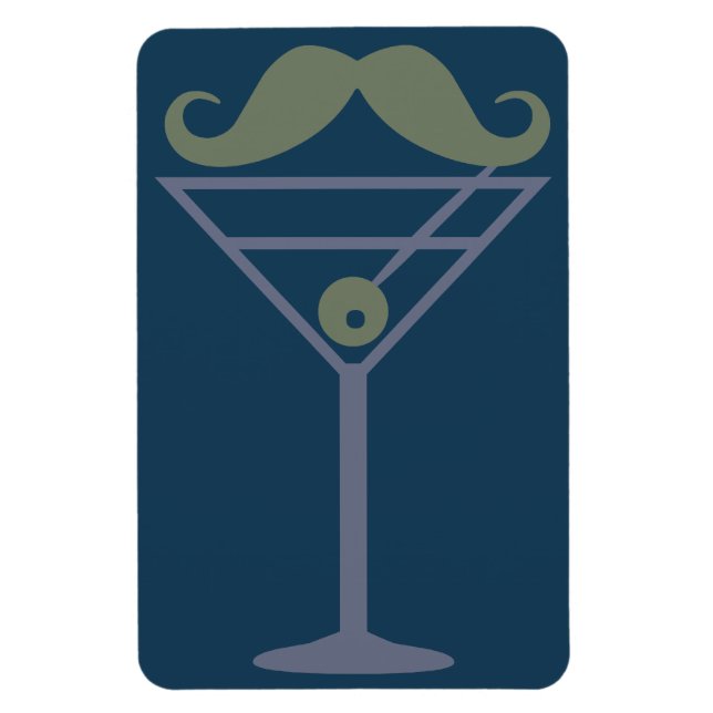 Íman Mídia Martini Mustache (Vertical)