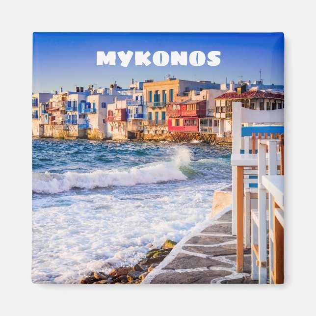 Íman Mídia Mykonos com Pequena Veneza (Frente)