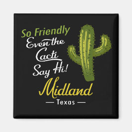 Íman Midland Cactus Funny Retro