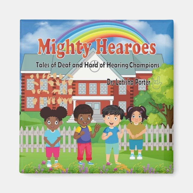 Íman Mighty Hearoes Childrens Book (Frente)