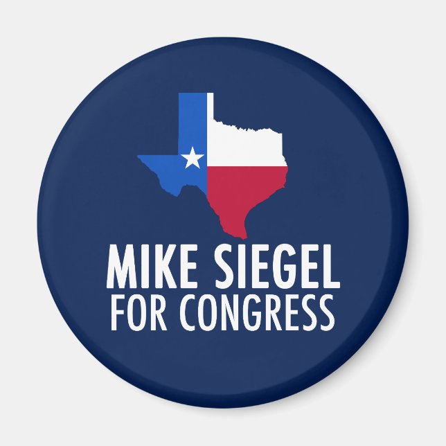 Íman Mike Siegel para o Congresso no Texas (Frente)