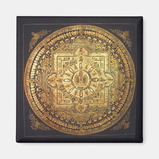 Íman Mil-Armados Avalokiteshvara Mandala Magnet (Frente)