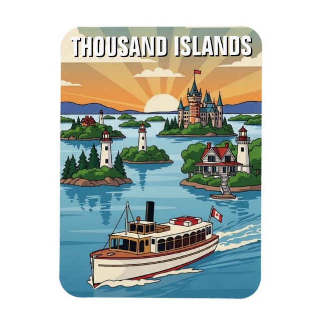 Íman Mil Ilhas Ontário Canadá (Vertical)