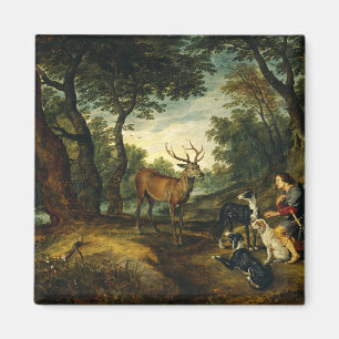 Íman Milagre do Santo Hubert por Peter Paul Rubens