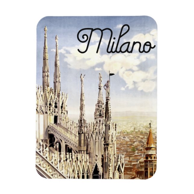 Íman Milano Itália Vintage (Vertical)