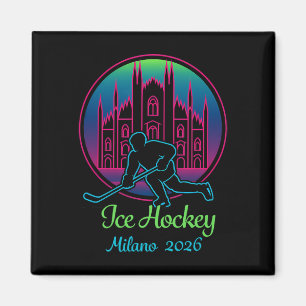 Íman Milão 2026 Hóquei no Gelo Inverno 2026 E Duomo Di