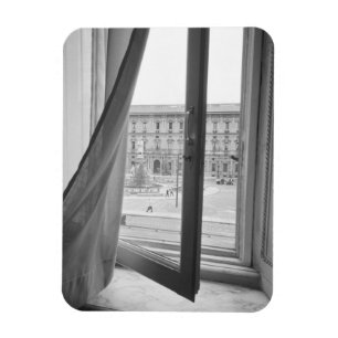 Íman Milão Itália, Vista da Janela da Ópera La Scala