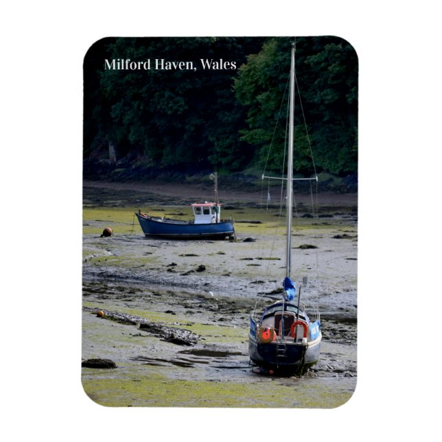 Íman Milford Haven Wales Low Tide (Vertical)