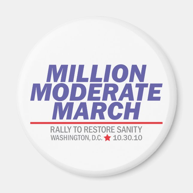 Íman Milhão de Pilha Azul de Marcha Moderada (Frente)