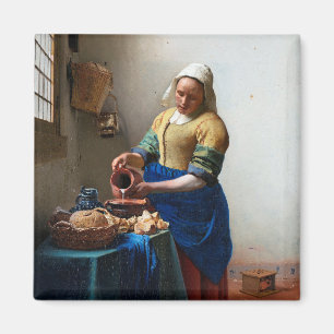 Íman Milkmaid, Johannes Vermeer, 1657-1658