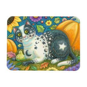 ÍMAN  MILKYWAY HALLOWEEN MYSTICAL CAT MAGNET
