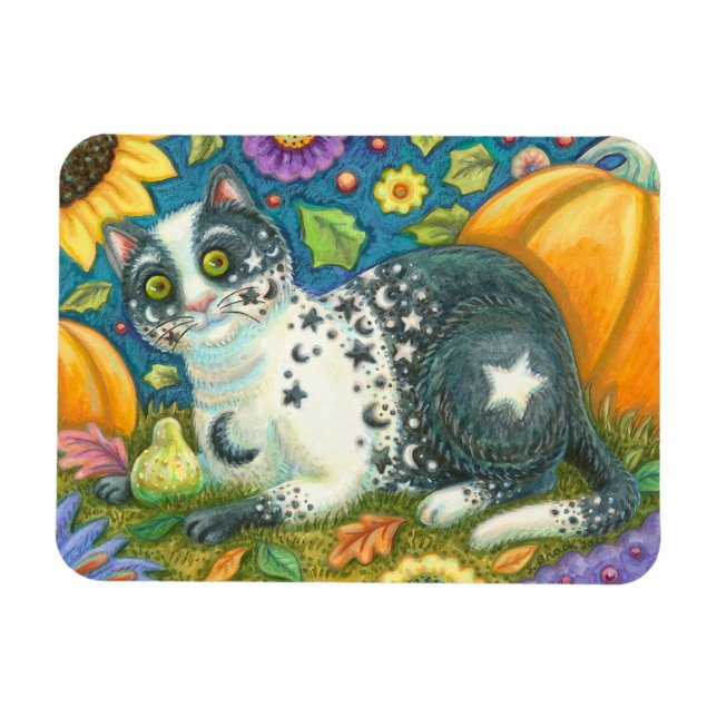 ÍMAN  MILKYWAY HALLOWEEN MYSTICAL CAT MAGNET (Horizontal)