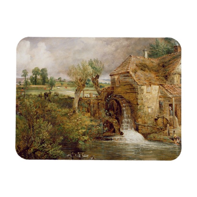 Íman Mill em Gillingham, Dorset, 1825-26 (óleo na canva (Horizontal)