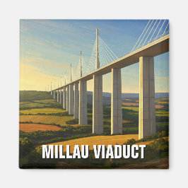 Íman Millau Viaduct França Viagem