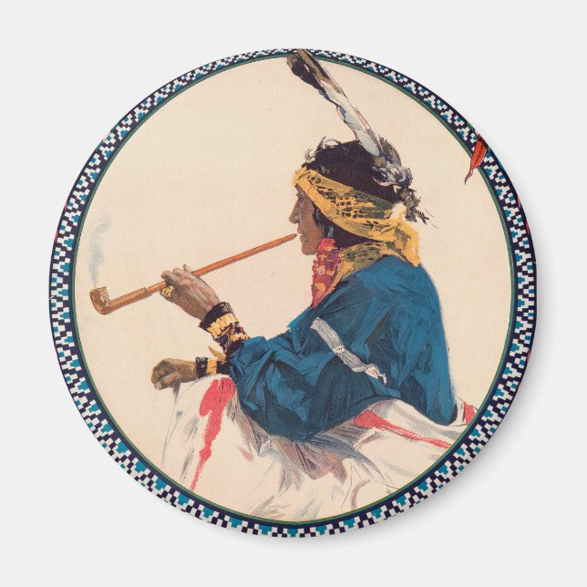 Íman Miller Bros. 101 Ranch, Poster de Circo Oeste Selv (Frente)