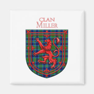 Íman Miller Tartan Scottish Xadrez Lion Rampant