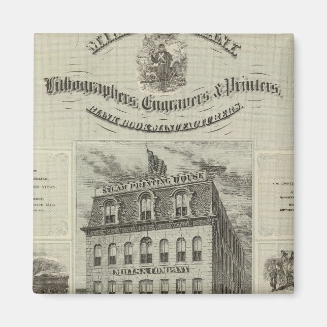 Íman Mills & Company, Des Moines, Iowa (Frente)